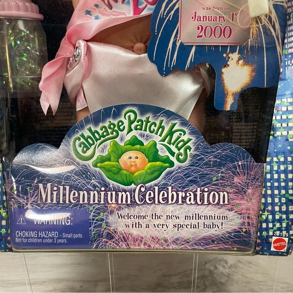 2000 MILLENNIUM CELEBRATION CABBAGE PATCH Girl Doll JAN 1st 2000 Winifred New - Picture 6 of 7